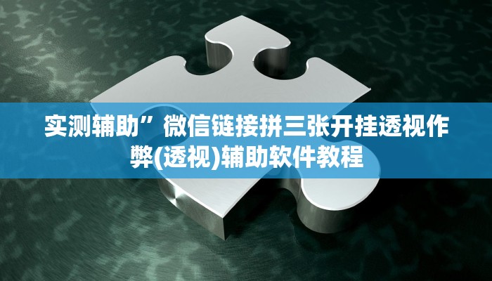 辅助神器“闲逸碰胡辅助神器”(详细开挂教程)