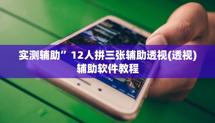 实测辅助”12人拼三张辅助透视(透视)辅助软件教程