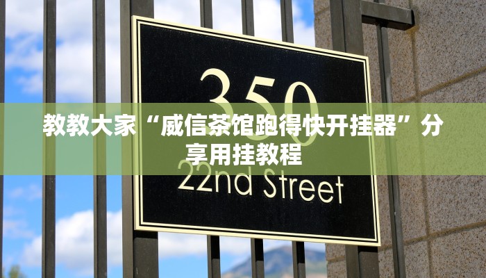 教教大家“威信茶馆跑得快开挂器”分享用挂教程