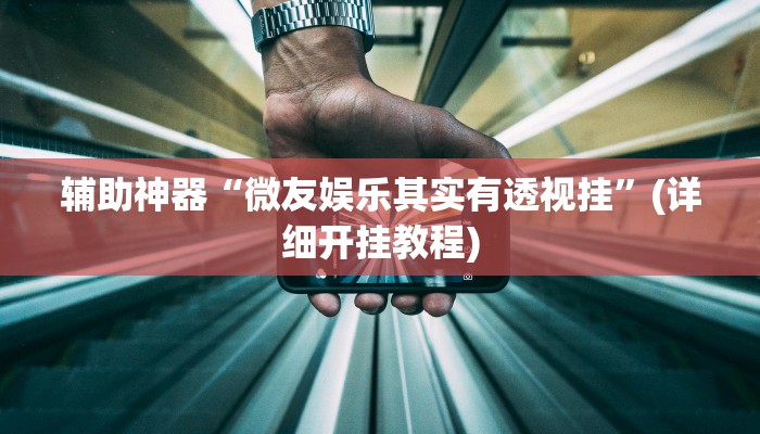 辅助神器“微友娱乐其实有透视挂”(详细开挂教程)
