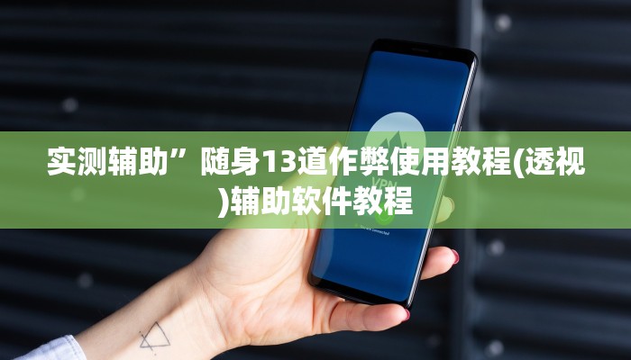 实测辅助”随身13道作弊使用教程(透视)辅助软件教程