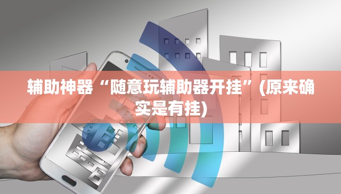 辅助神器“随意玩辅助器开挂”(原来确实是有挂)