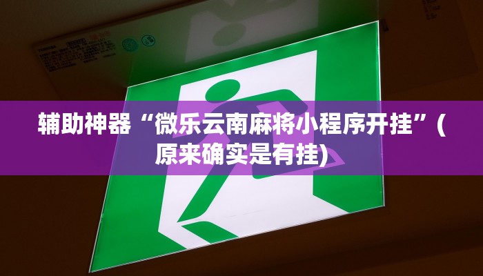 教程辅助”皖约棋牌用挂开挂软件”开挂详细教程