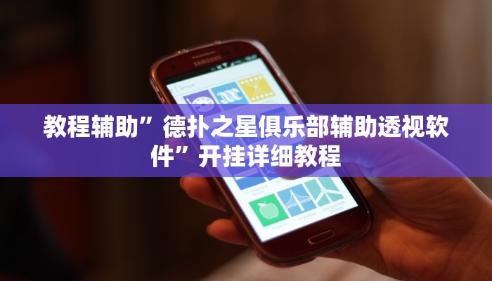 教程辅助”人海大厅透视开挂(透视)辅助软件教程