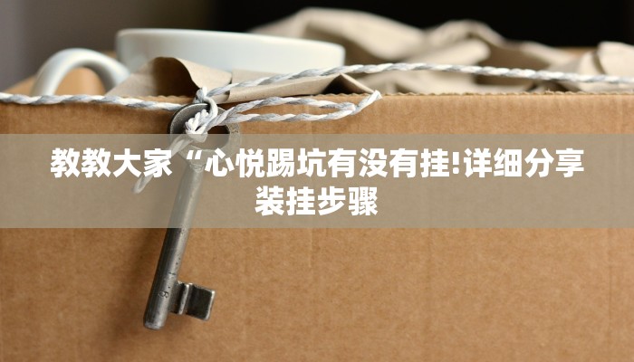 教教大家“心悦踢坑有没有挂!详细分享装挂步骤
