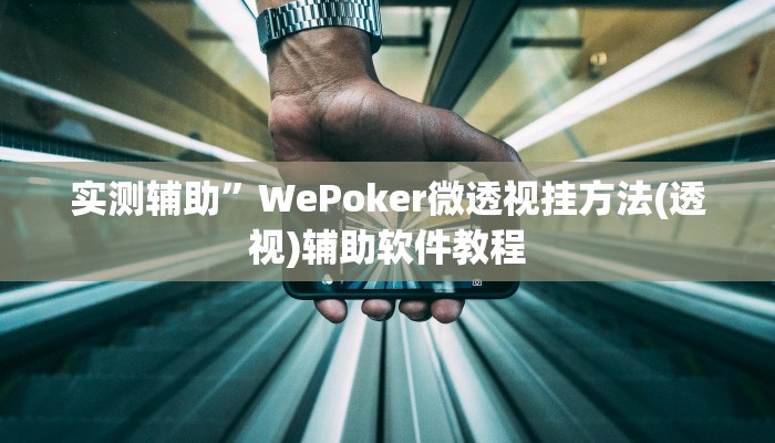 实测辅助”WePoker微透视挂方法(透视)辅助软件教程