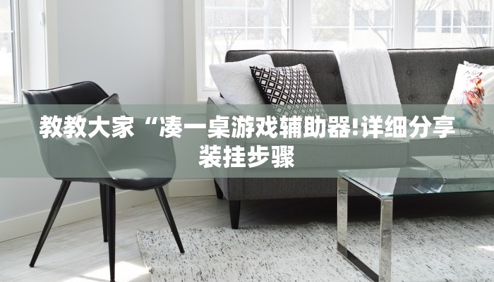 教教大家“凑一桌游戏辅助器!详细分享装挂步骤