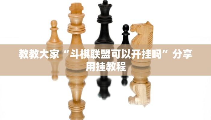 教教大家“斗棋联盟可以开挂吗”分享用挂教程
