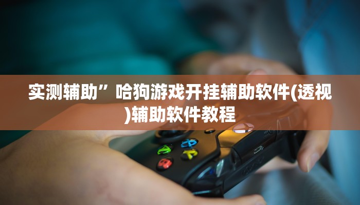 实测辅助”哈狗游戏开挂辅助软件(透视)辅助软件教程