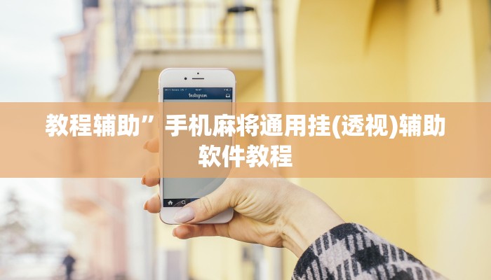 教程辅助”手机麻将通用挂(透视)辅助软件教程