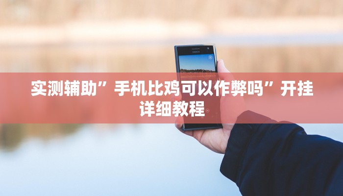实测辅助”手机比鸡可以作弊吗”开挂详细教程