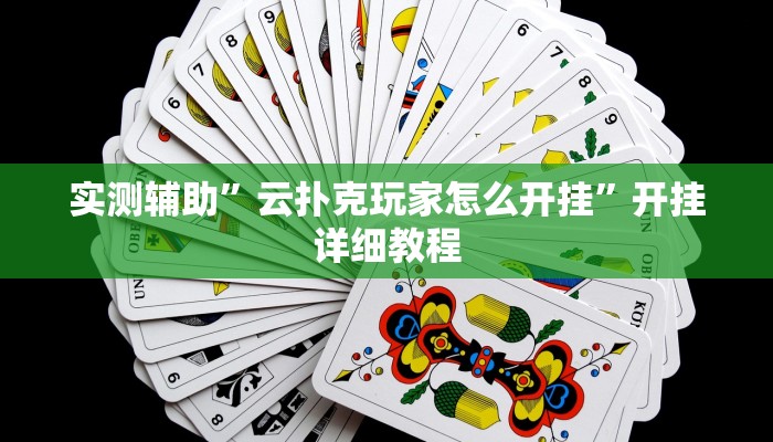实测辅助”云扑克玩家怎么开挂”开挂详细教程