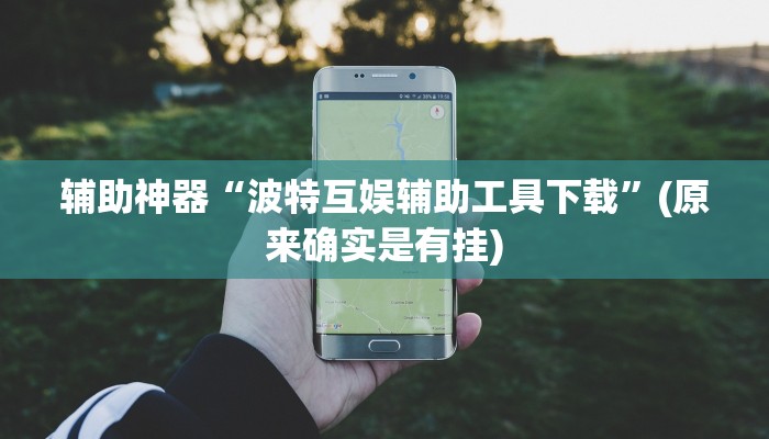 辅助神器“波特互娱辅助工具下载”(原来确实是有挂)