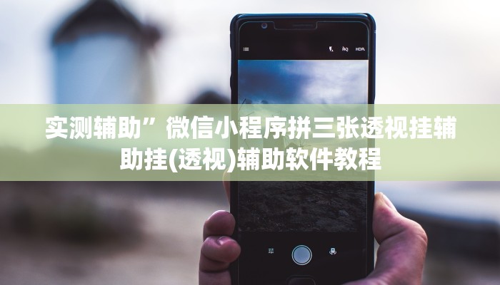 实测辅助”微信小程序拼三张透视挂辅助挂(透视)辅助软件教程